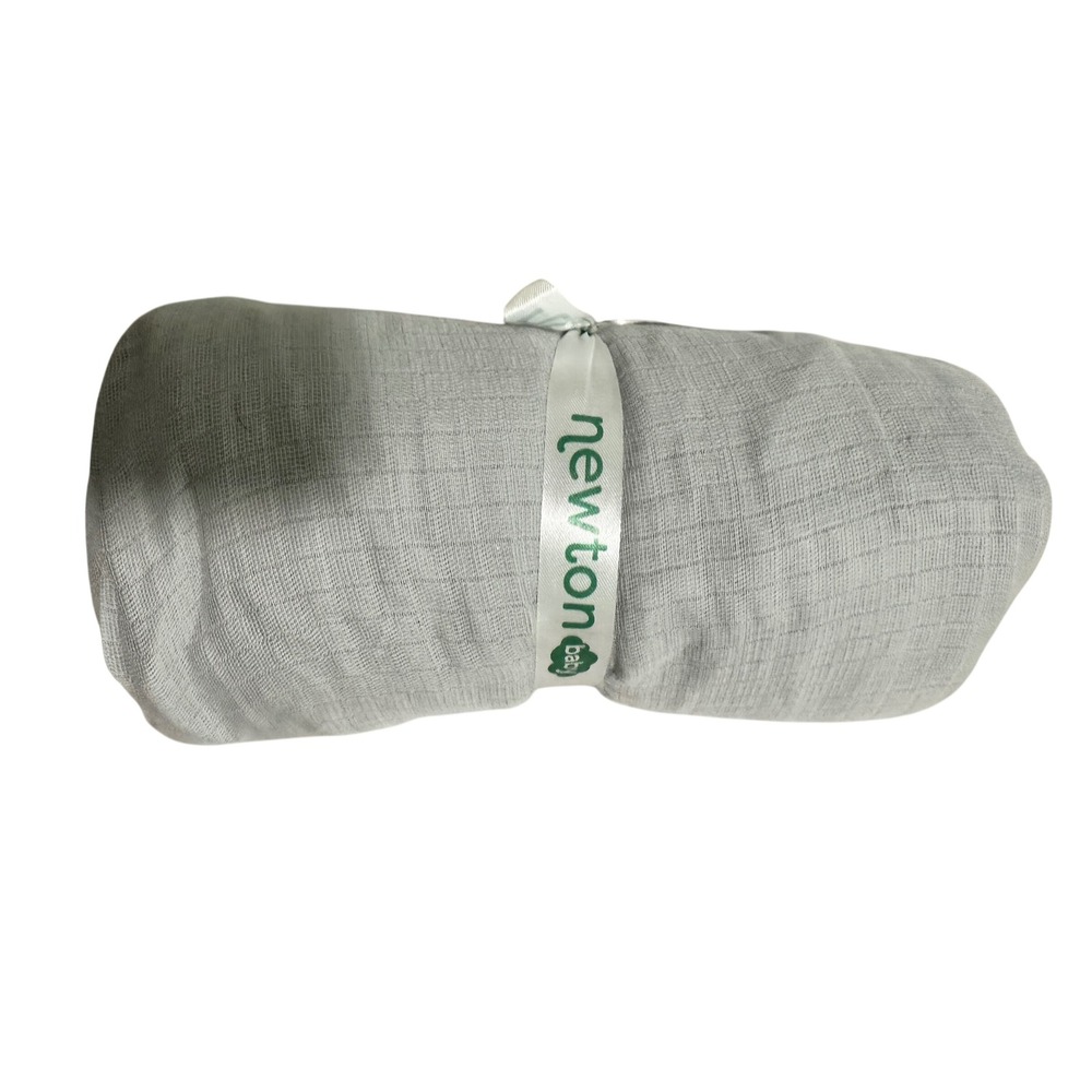Newton Baby Fitted Crib Sheet Baby Standard Grey New Organic Cotton